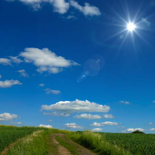 Sky with Sun Texture