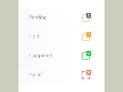 Status Indicator Icons Status Indicator Icons
