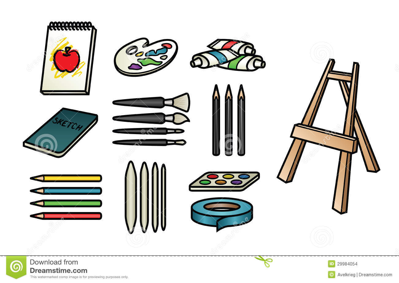 Supply Clip Art Colorful