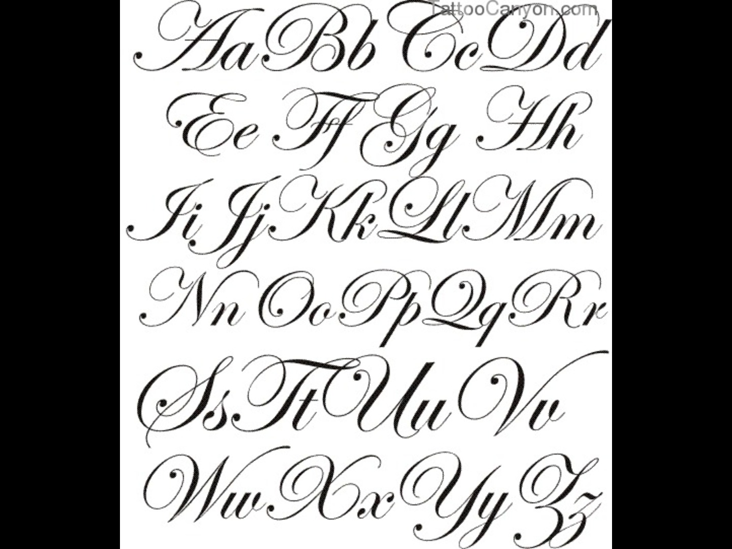 Tattoo lettering styles