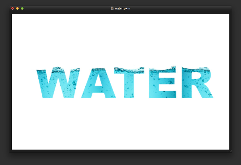 The Word Water in a Cool Font The Word Water in a Cool Font