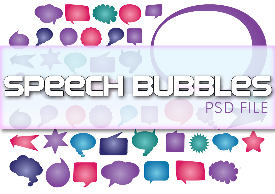 Thought Speech Bubble PSD