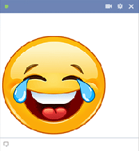 Laughing Tears Emoticon Facebook