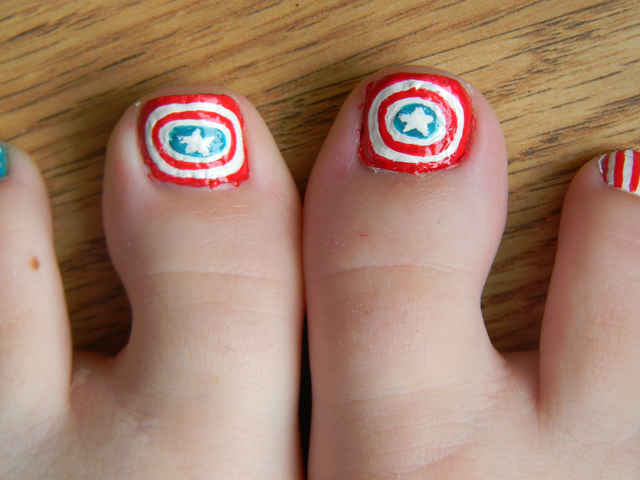 Toe Nail Art Designs with Rhinestones