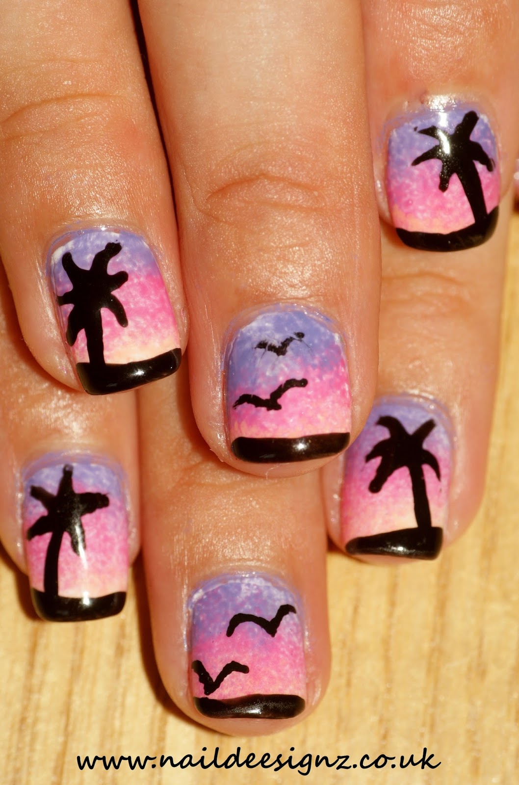 Tropical Nail Art Designs