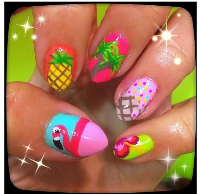 Tropical Nail Art