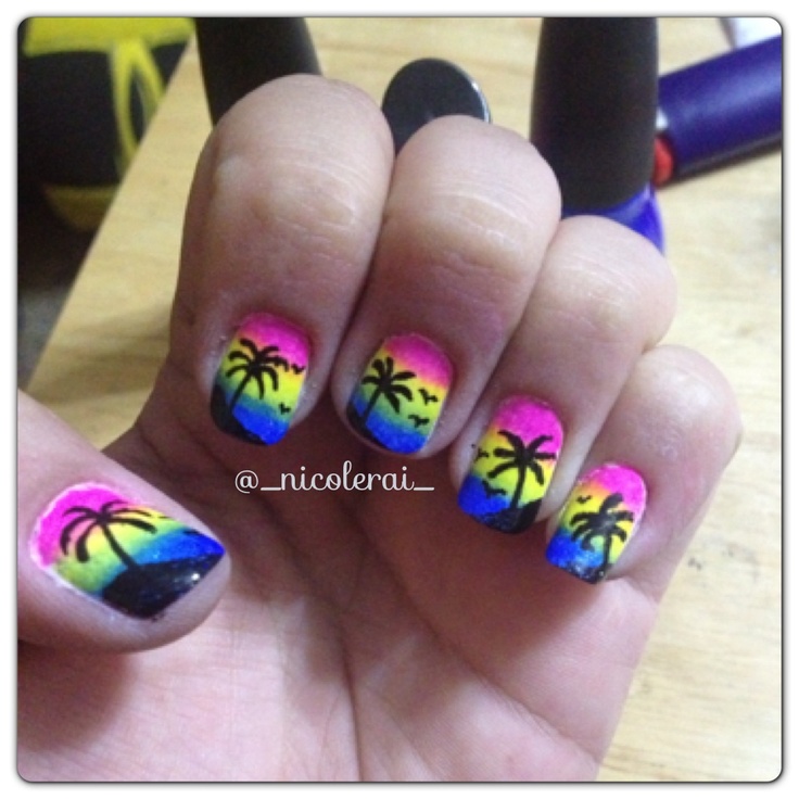 Tropical Nail Art