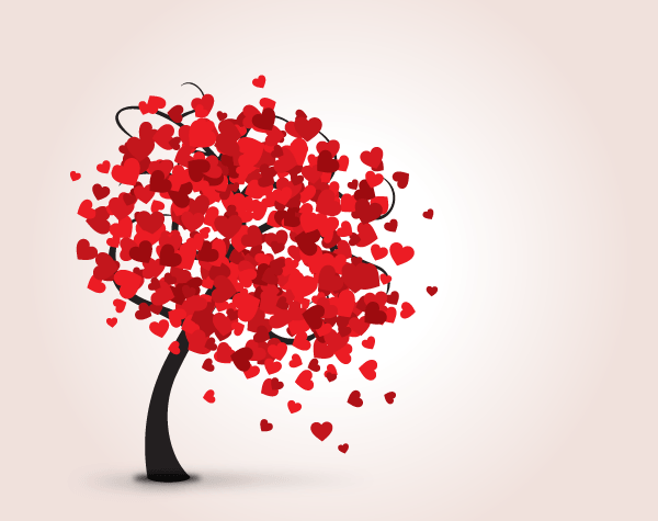 Valentine Paint Chip Tree Valentine Paint Chip Tree