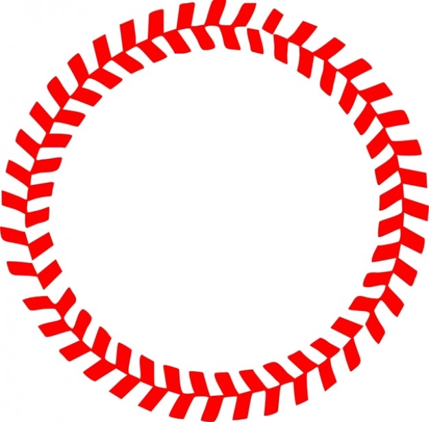 Vector Baseball Stitches