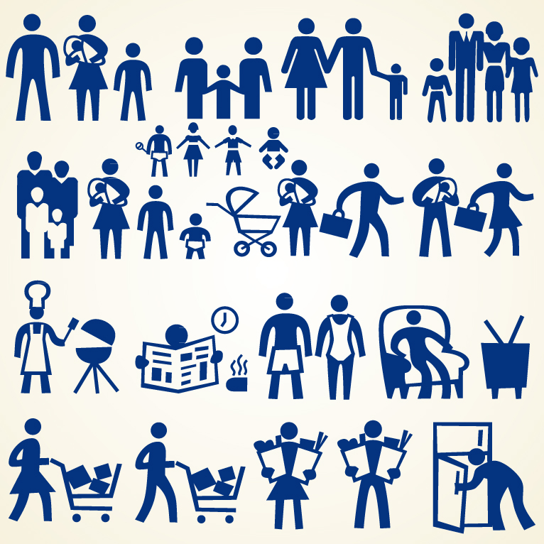 Vector Family Icons Free Download