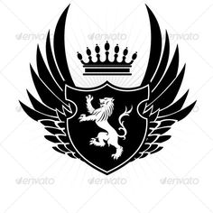 Vector Lion Crest Logo