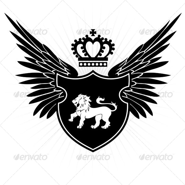 Vector Lion Crest