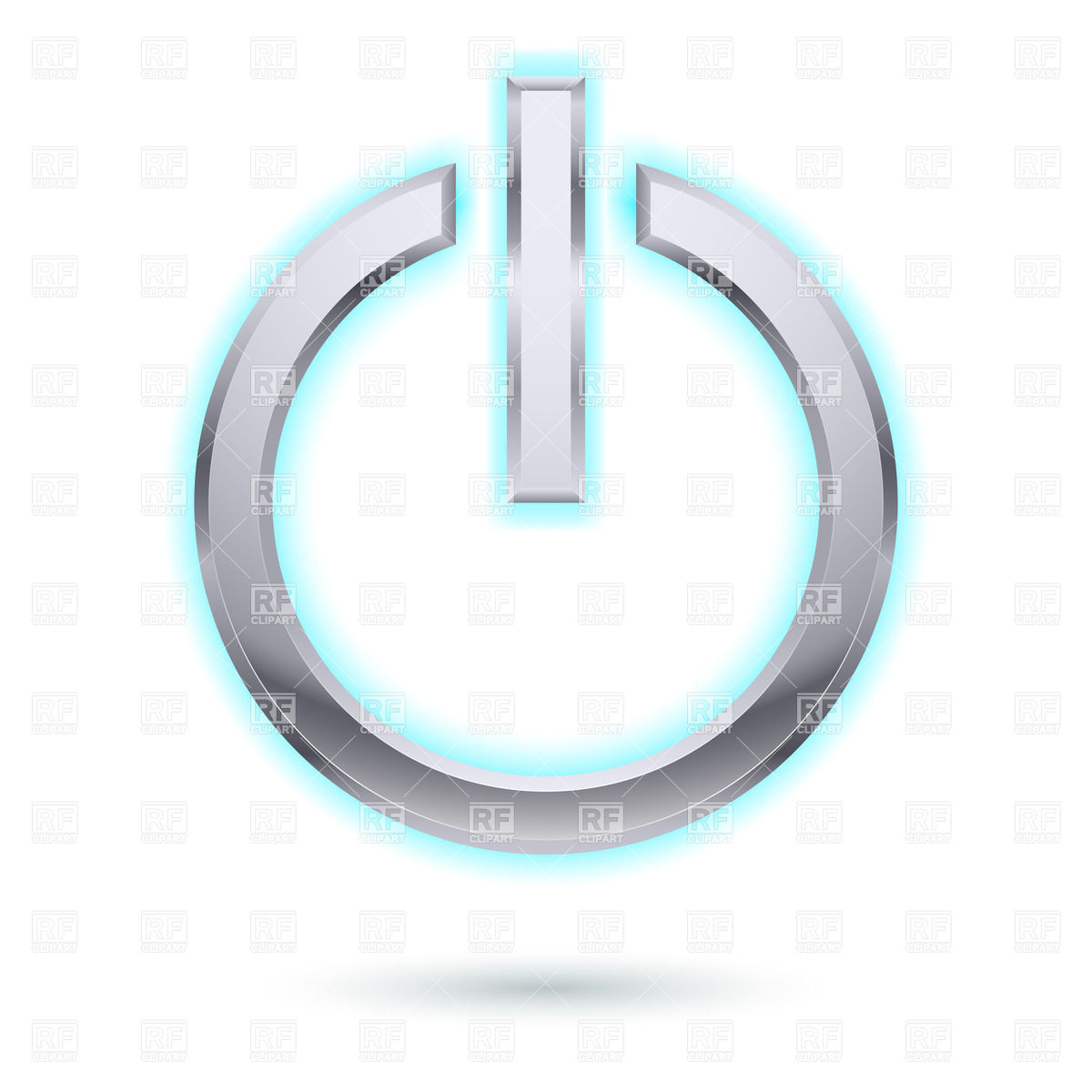 Vector Power Button Icon