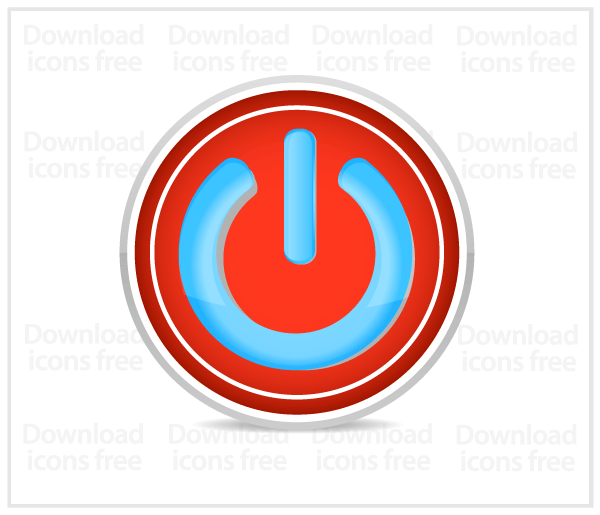 Vector Power Button Icon