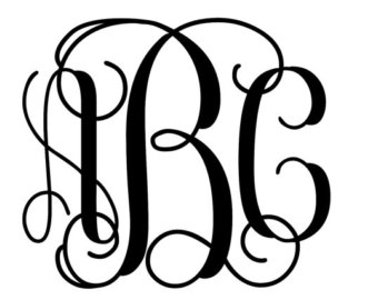 Vine Monogram Font