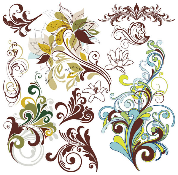 Vintage Floral Vector Design