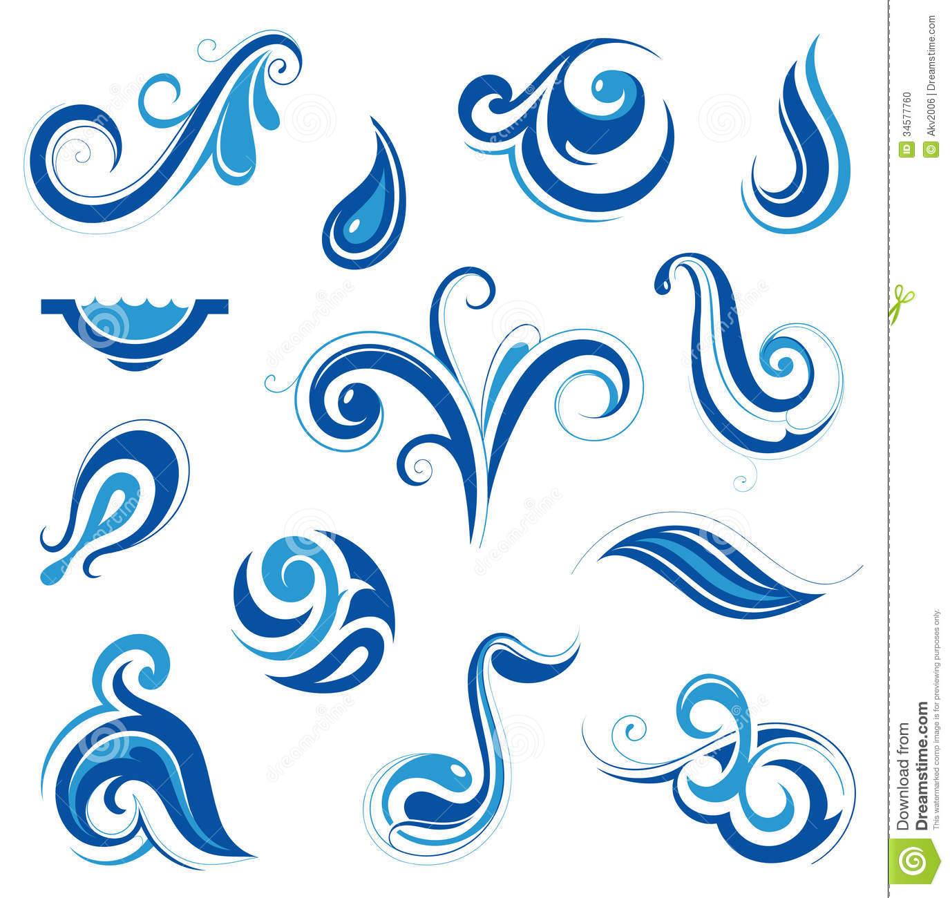 Water Splash Graphic Design