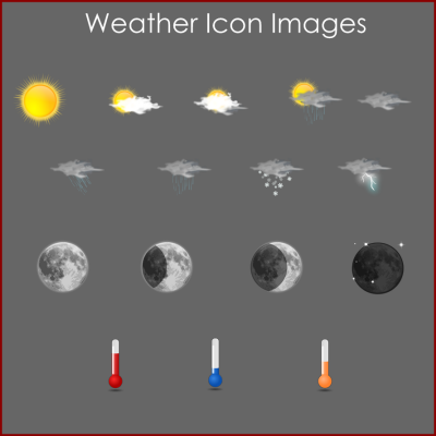 Weather Icons Clip Art