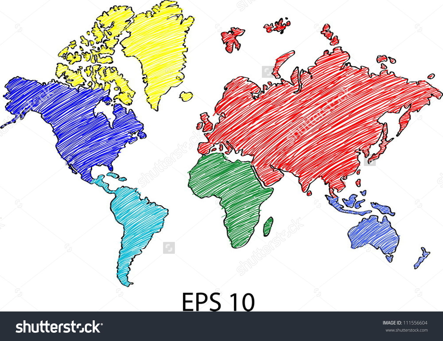 World Globe Map Vector