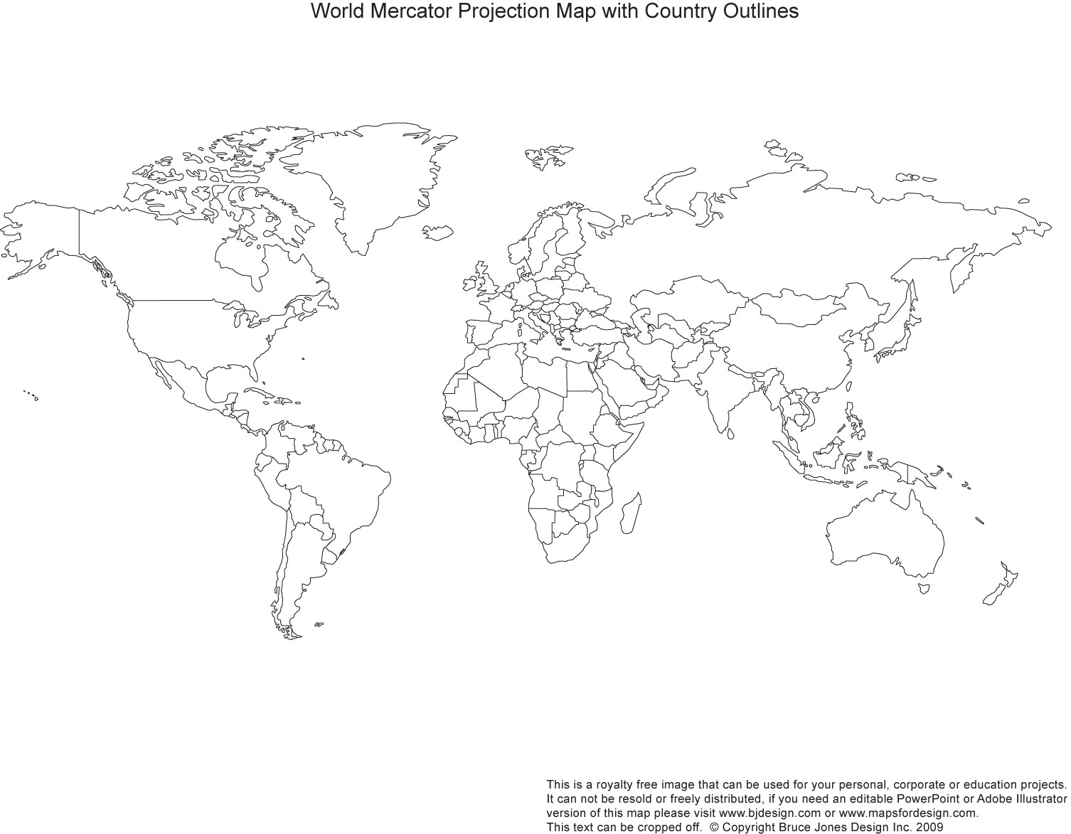 World Map Printable