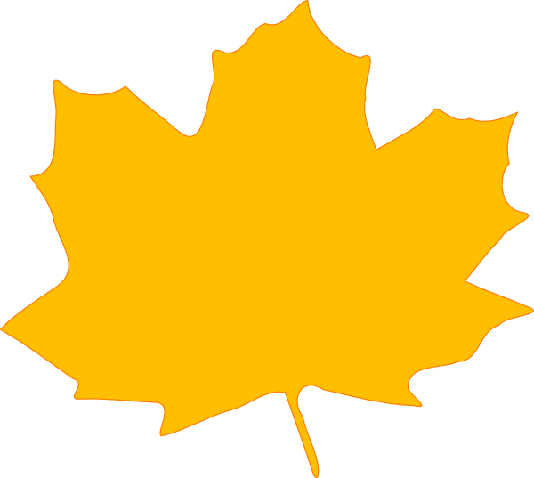 Yellow Fall Leaves Clip Art