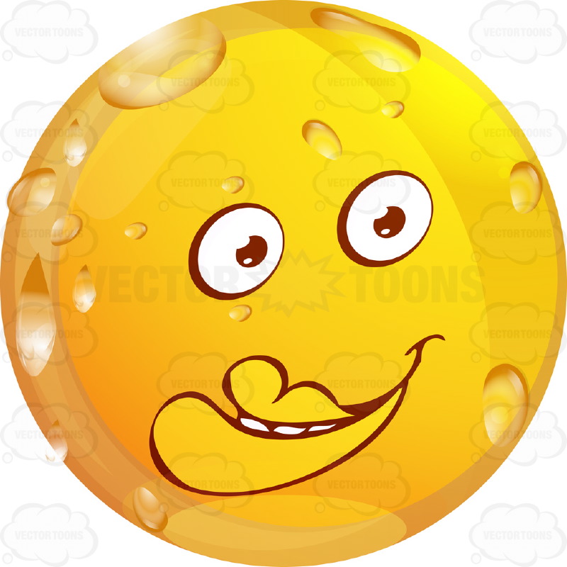 Yellow Smiley Faces with Big Eyes Cartoon