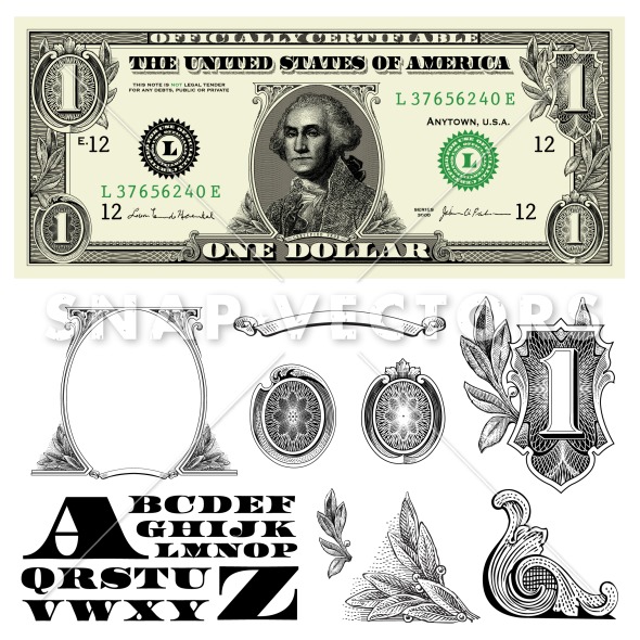 100 Dollar Bill Vector Art 100 Dollar Bill Vector Art