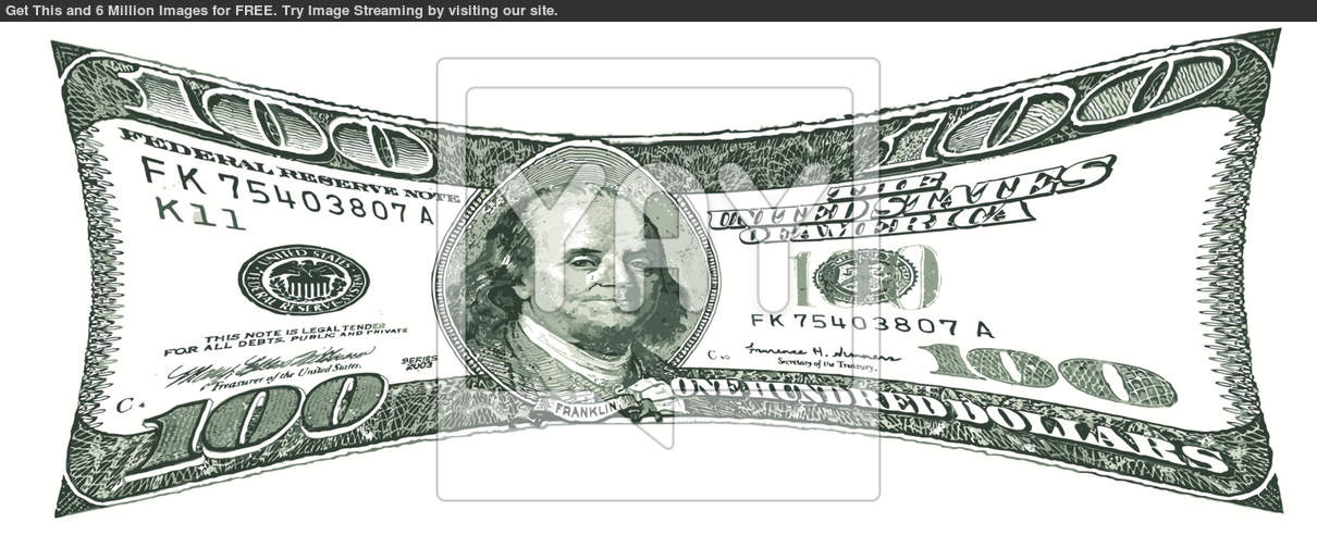 100 Dollar Bill Vector