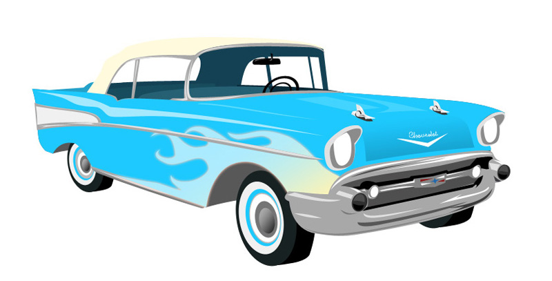 57 Chevy Bel Air Art