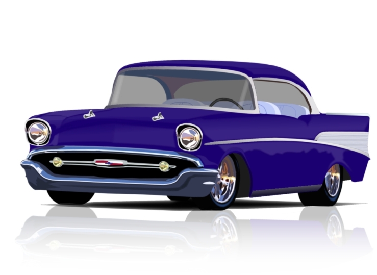 57 Chevy Vector Art