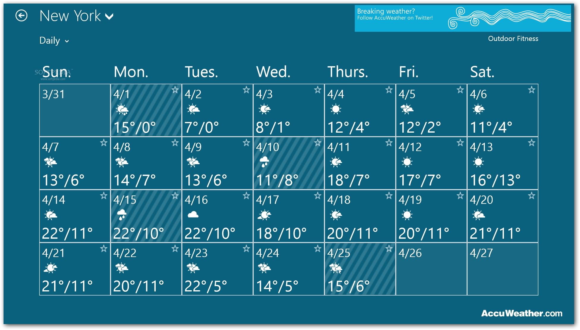 AccuWeather Desktop Download