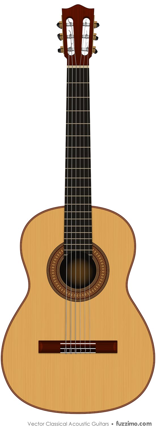 Acoustic Guitar Vector Free