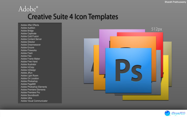 Adobe Icon Template