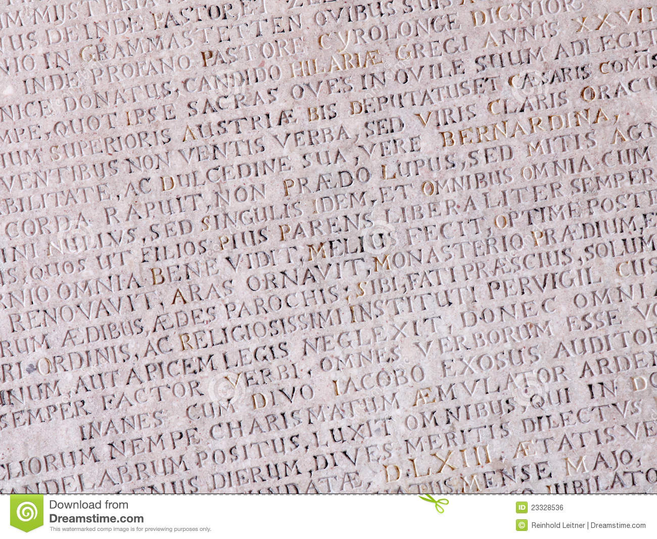 Ancient Latin Text