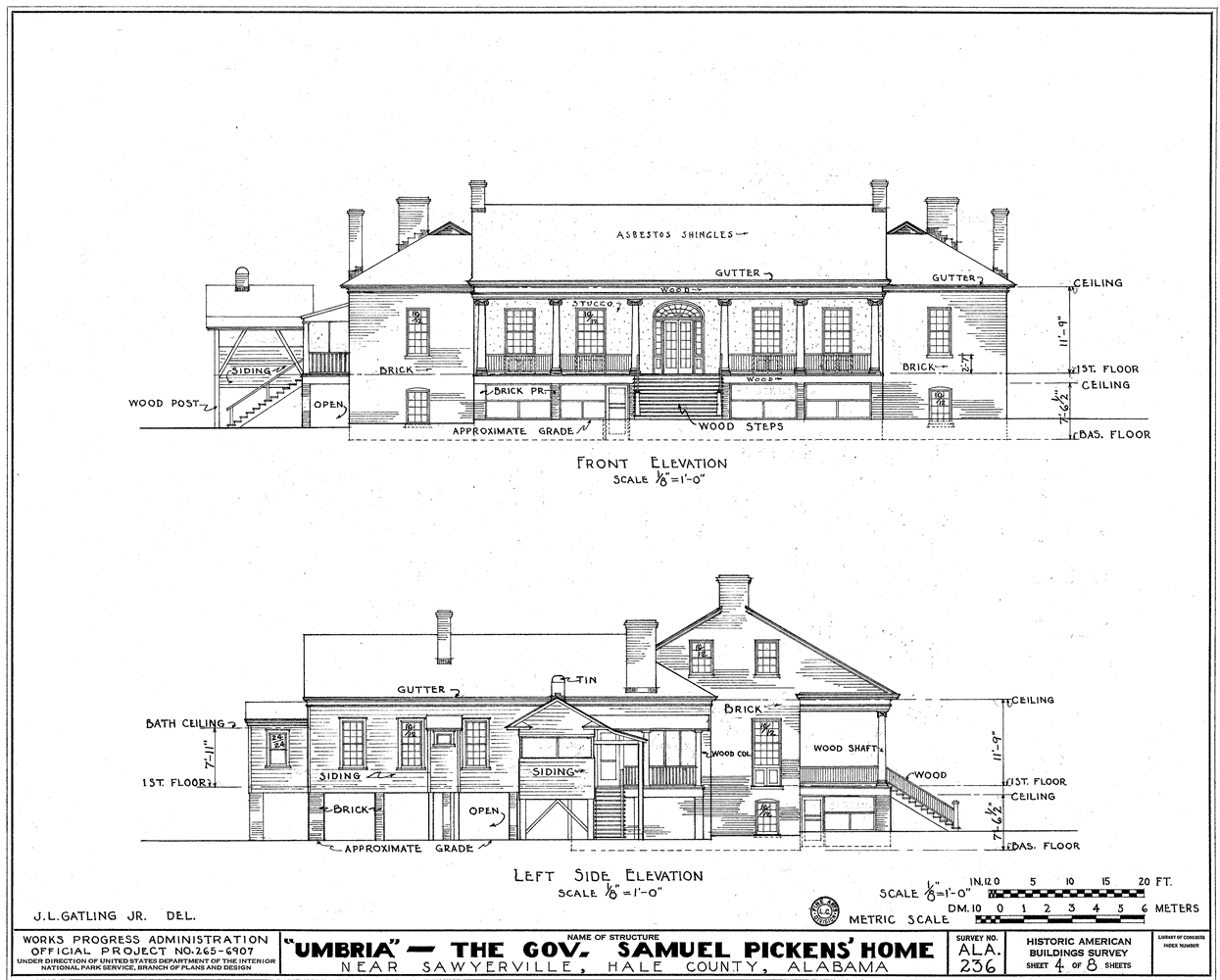 Architectural Elevation Drawings