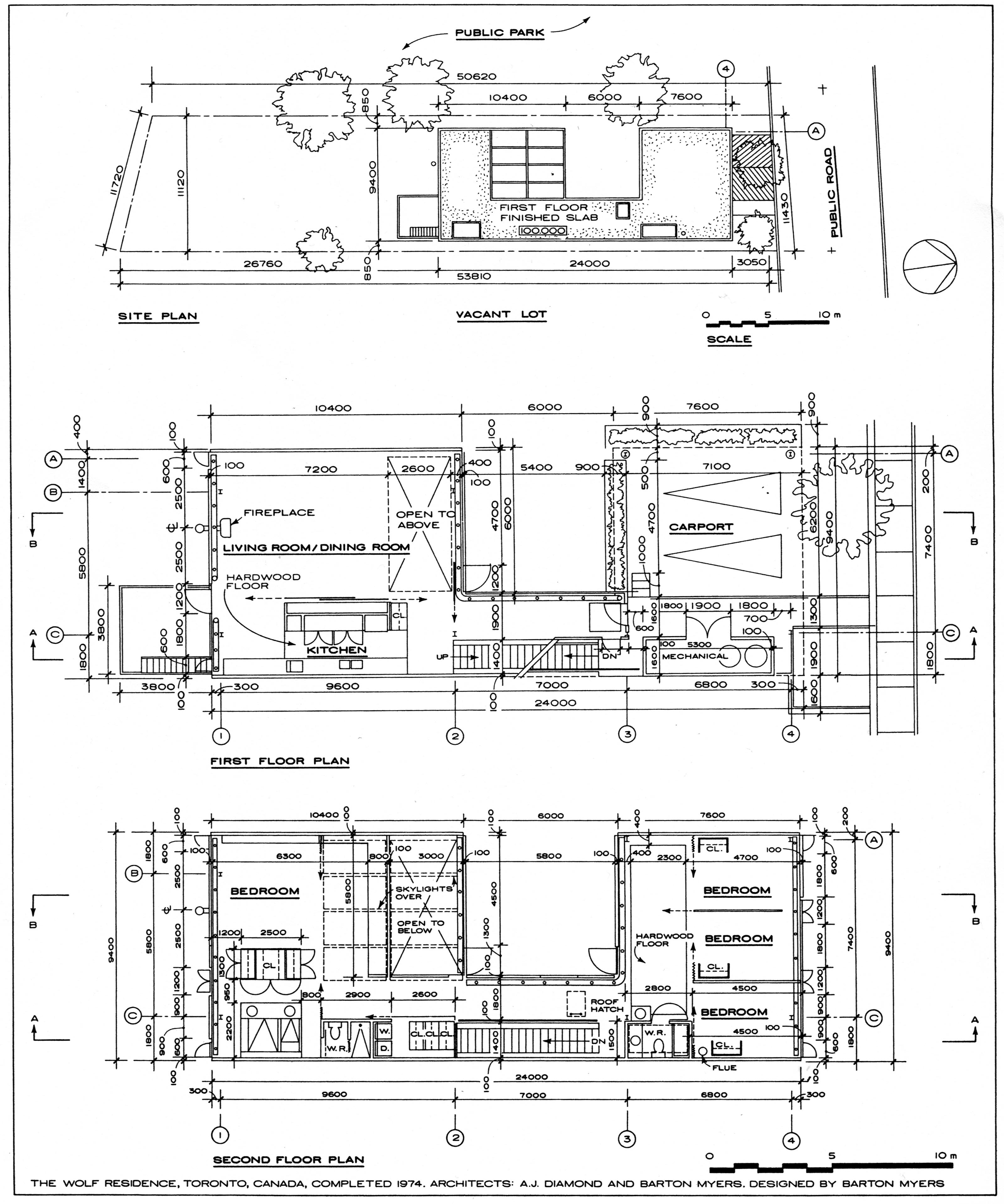 Architectural Site Plan Drawings