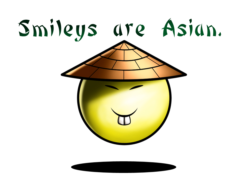 Asian Smiley-Face Emoticon