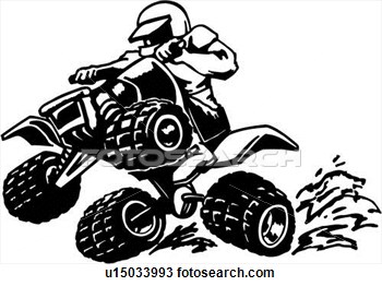 ATV 4 Wheeler Clip Art