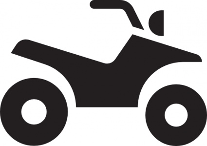 ATV Clip Art Black and White