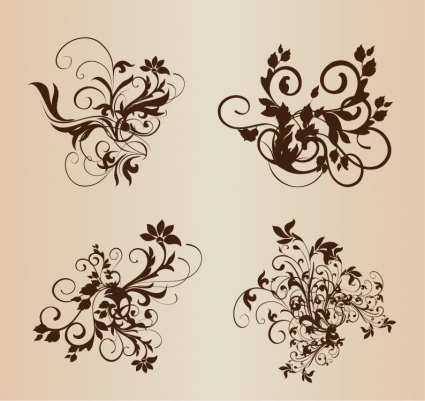 Baroque Floral Ornament Vector Baroque Floral Ornament Vector