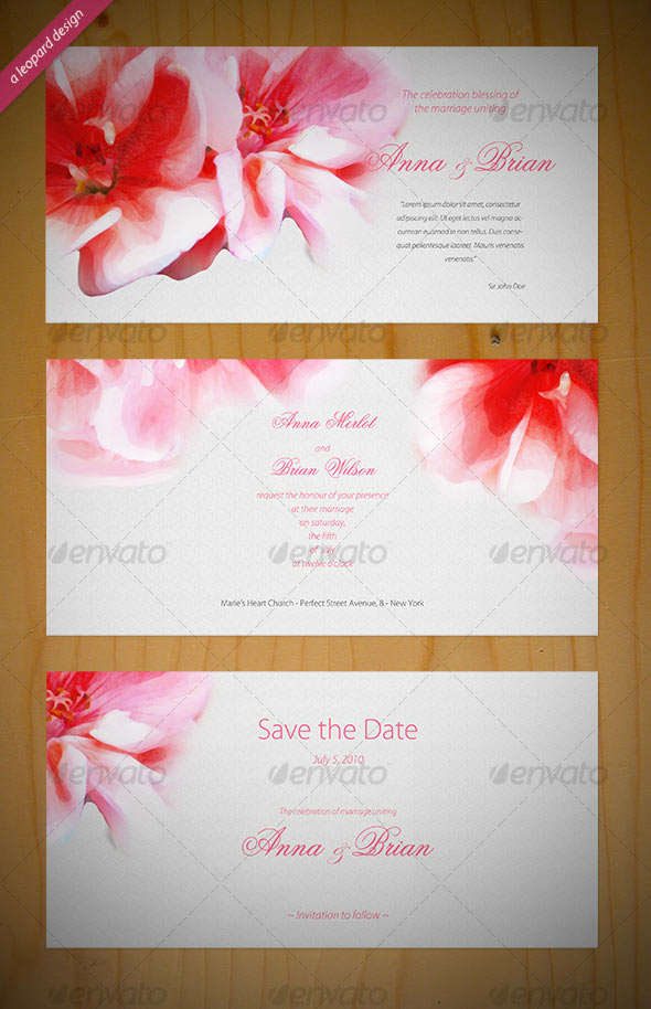 Photoshop Wedding Invitation Template from www.newdesignfile.com