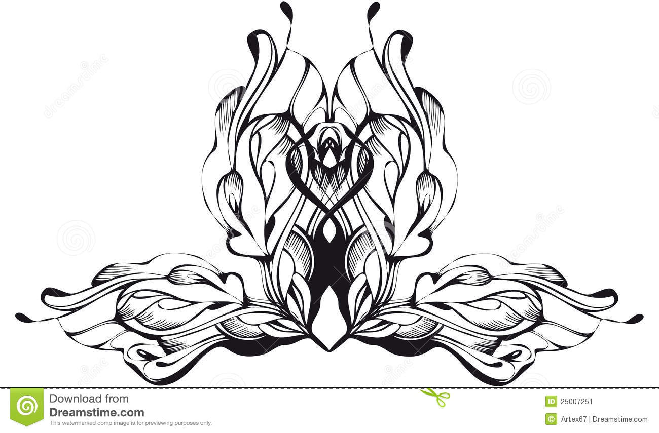 Black and White Abstract Designs