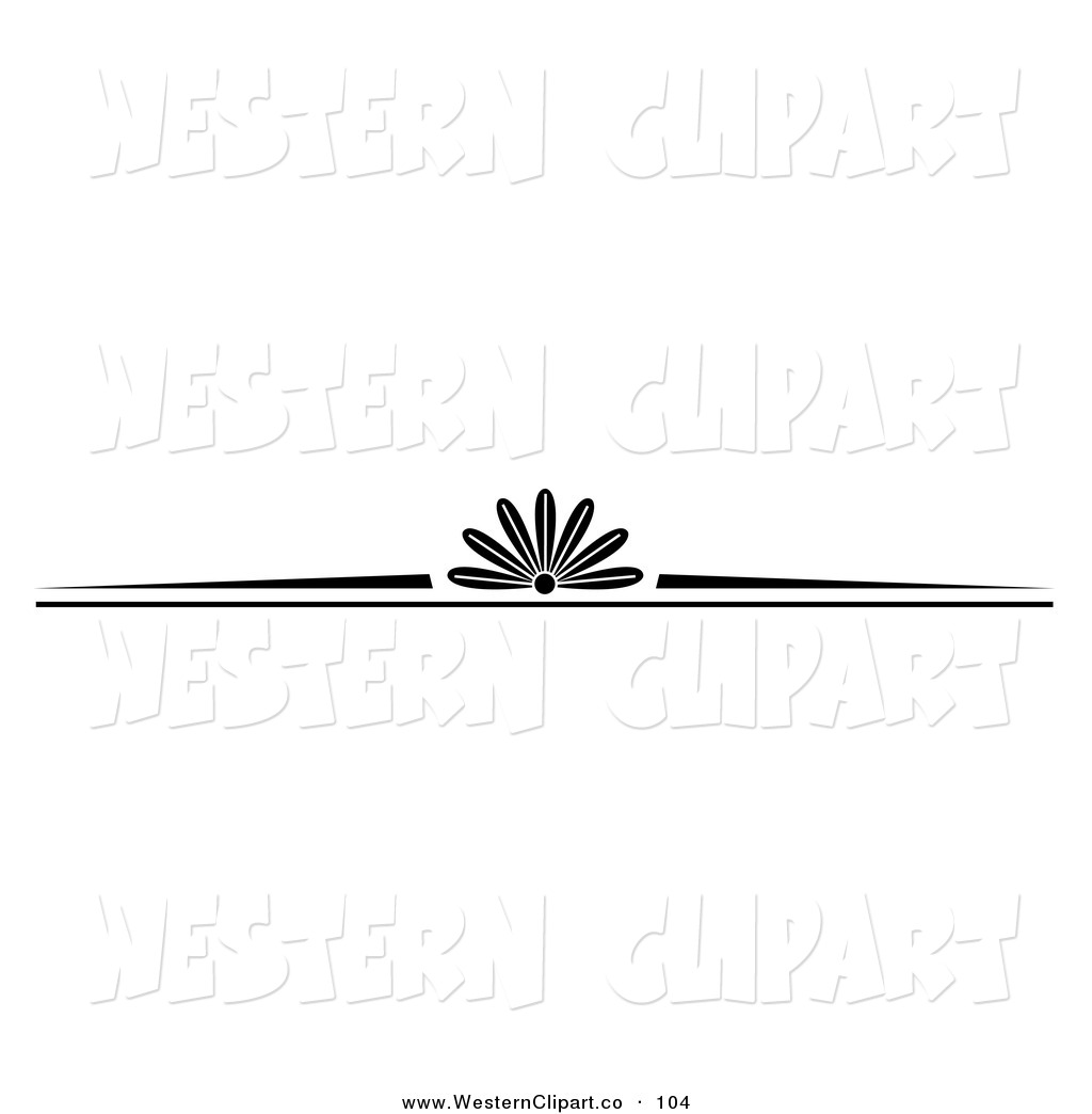 Black and White Border Clip Art Vector