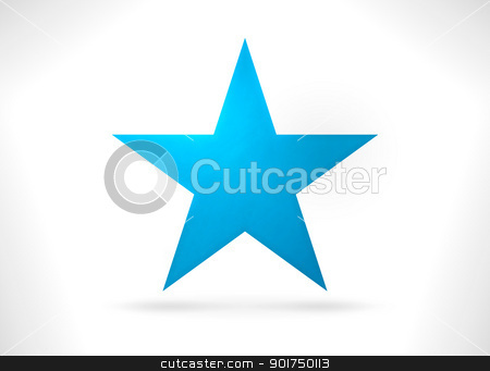 Blue Star Shape