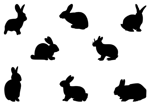 Bunny Rabbit Silhouette Clip Art