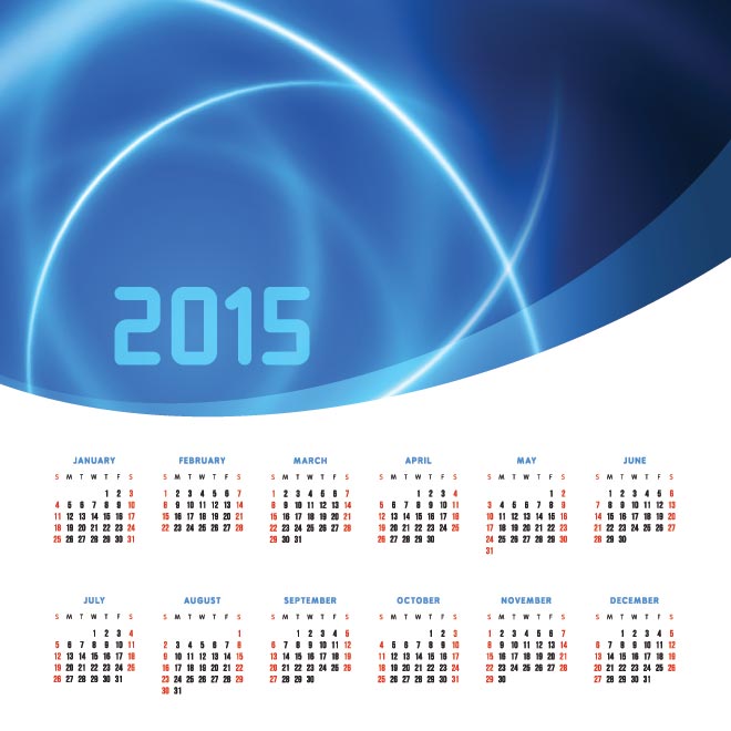 Calendar-2015-Template-Vector