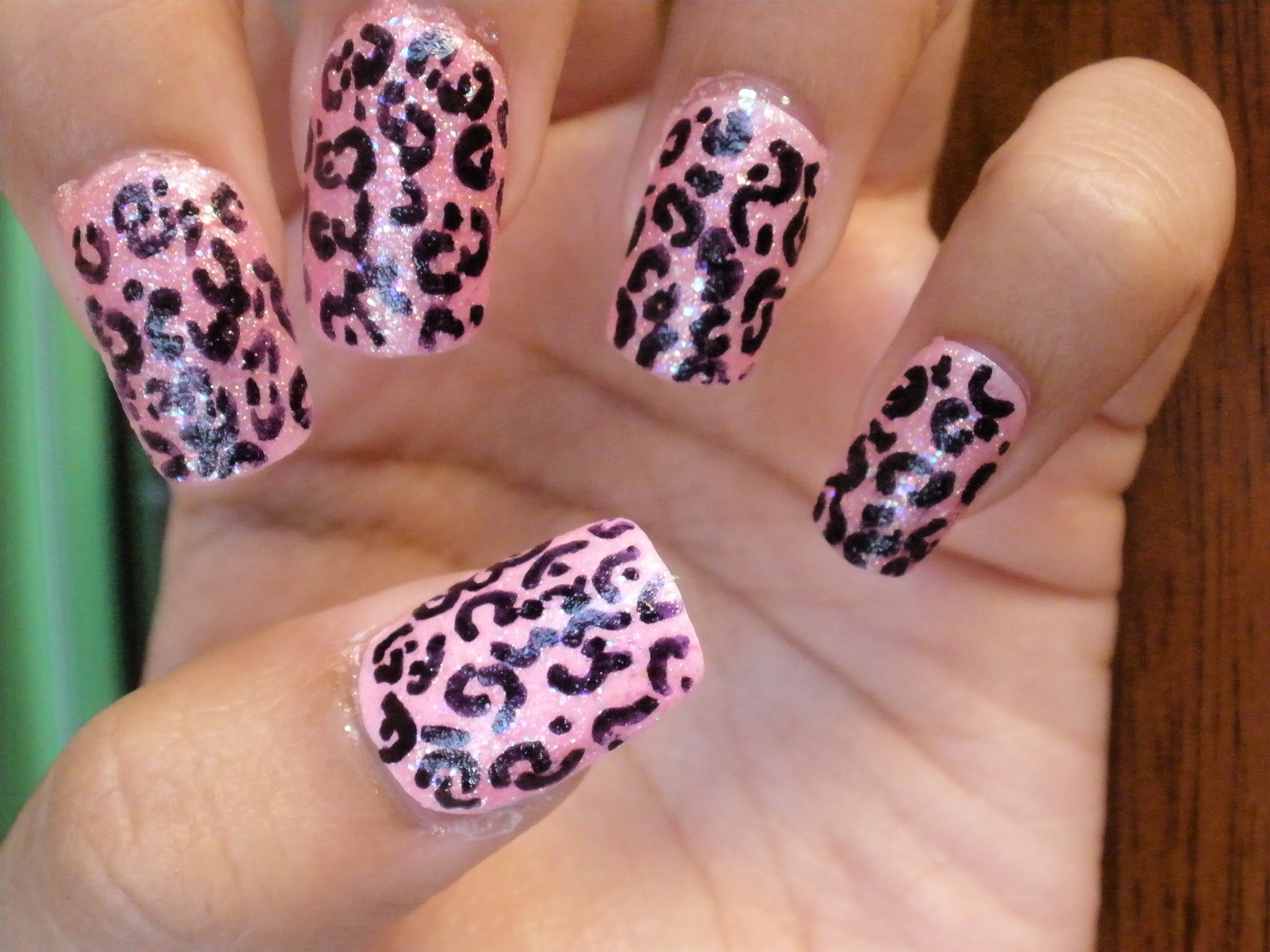 Cheetah Nail Design