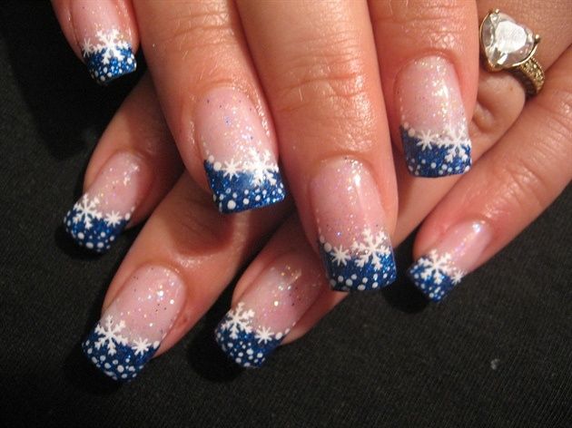 Christmas Acrylic Nail Art Christmas Acrylic Nail Art