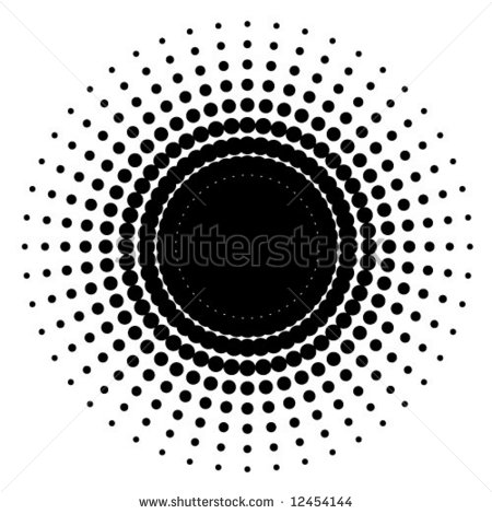 Circle of Dots Vector Art
