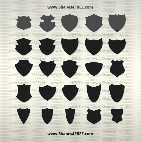 Coat of Arms Shield Shapes